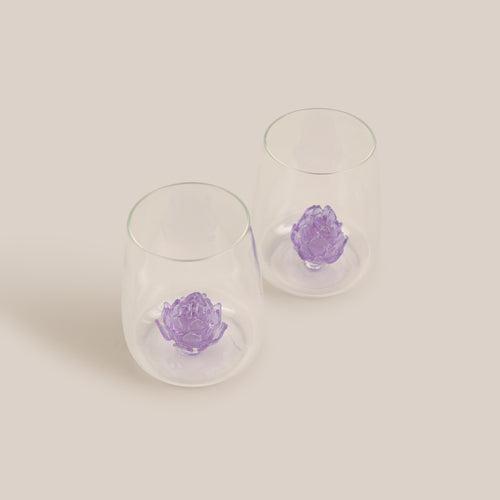 Artichoke Glass Tumbler(Green) | Glassware