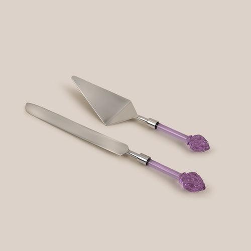 Artichoke Cake Knife (Purple) | Tableware