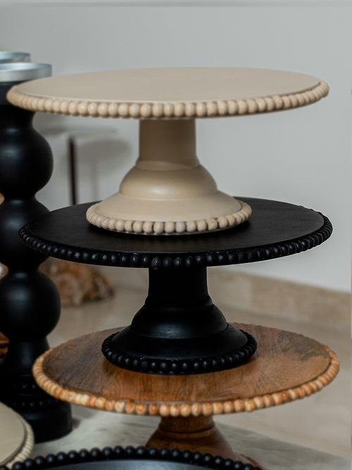 Perola Cake Stand- Black