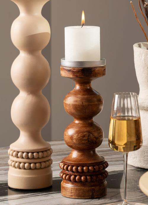 Perola Candle Stand- Natural