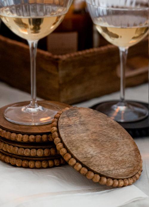 Perola Coasters-Natural - Set of 4