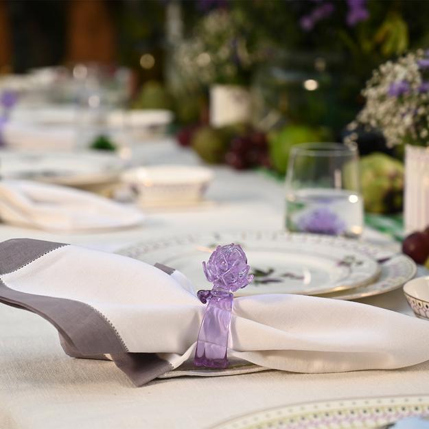 Artichoke Napkin Rings (Purple) | Tableware