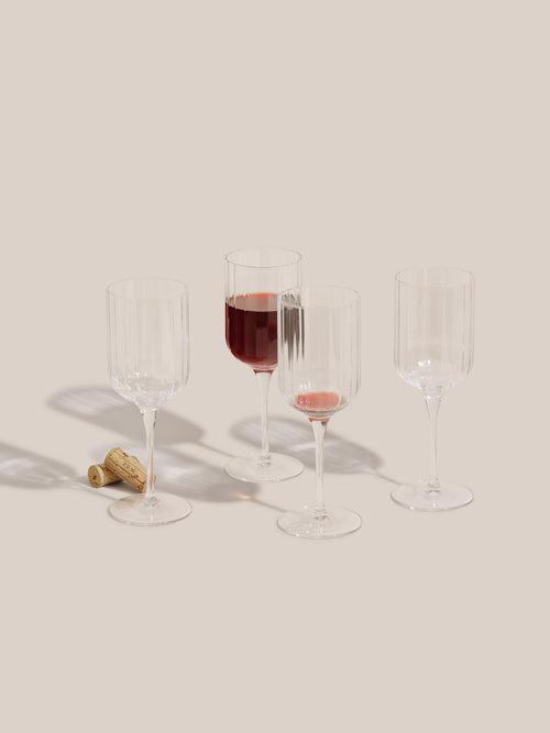 Stria Red Wine Glass - Rouge