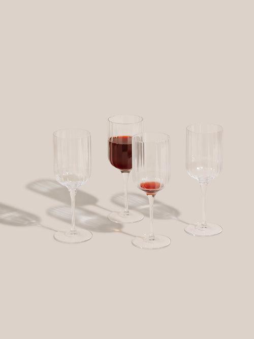 Stria Red Wine Glass - Rouge