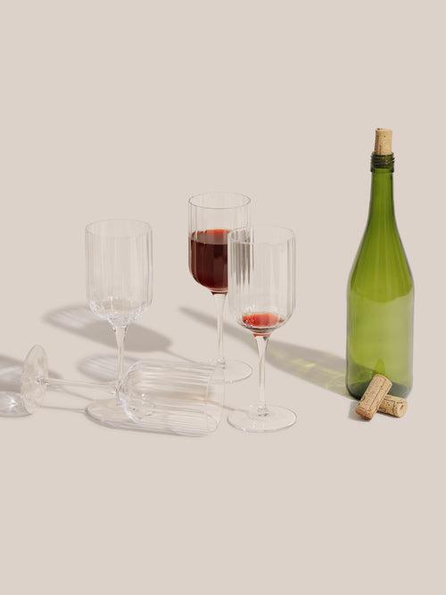 Stria Red Wine Glass - Rouge