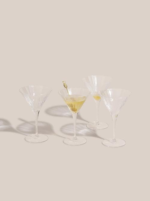 Stria Martini Glass