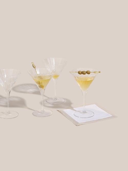 Stria Martini Glass