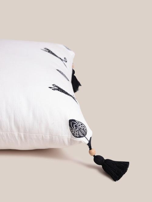 Pardus Cushion Cover - White | Decor Accents