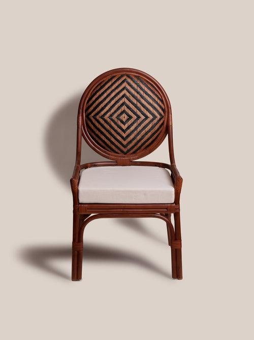 Africana Rattan & Wood Chair