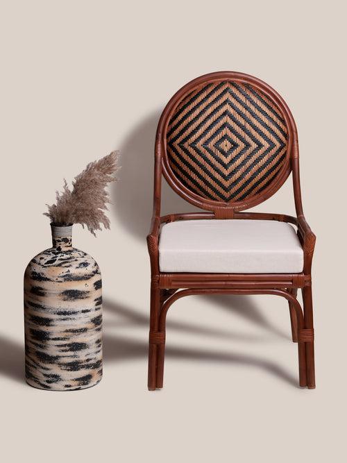 Africana Rattan & Wood Chair