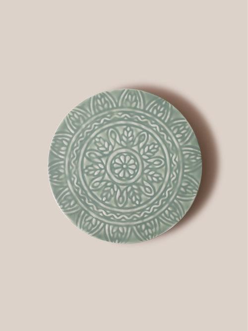 Deep Sea Cake Stand - Sea Green