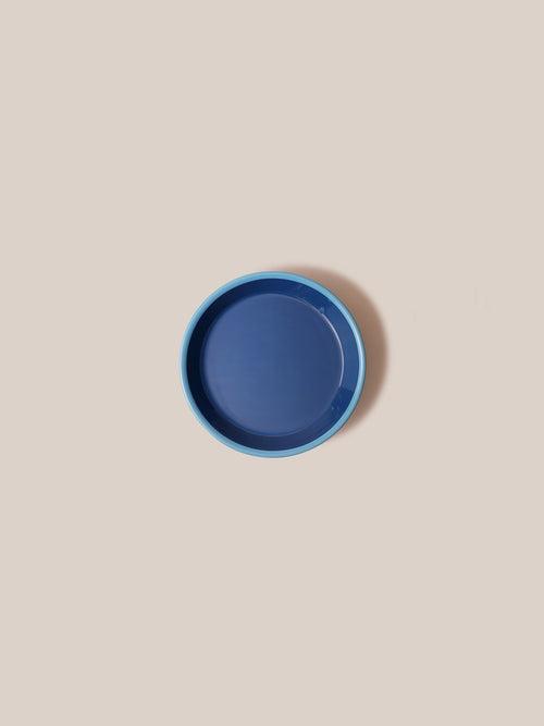 Amari Pedestal Platter Blue - S