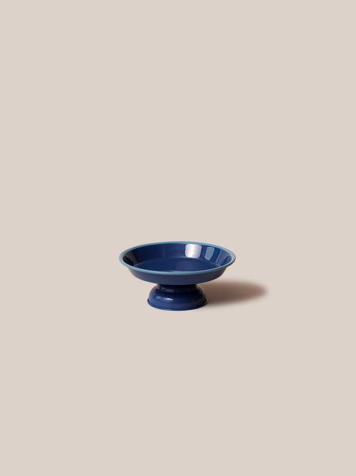 Amari Pedestal Platter Blue - S