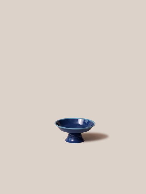 Amari Pedestal Platter Blue - S