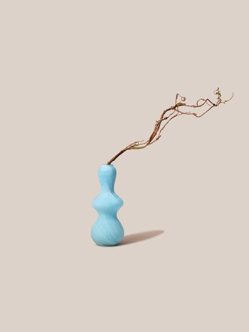 Wave Tall Vase - Blue