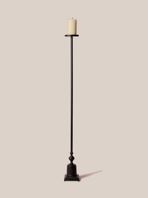 Dawn Floor Candle Holder - Black