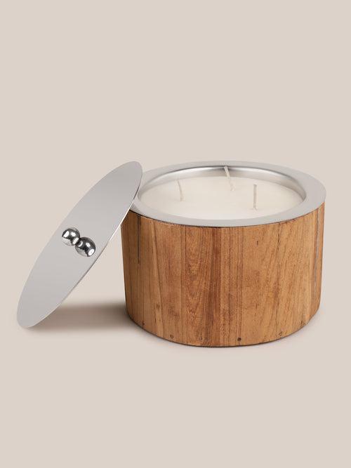 Teak Wood - Branch Candle With Lid | Soywax Candles