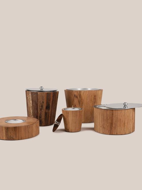 Teak Wood  - Bucket Candle | Soywax Candles