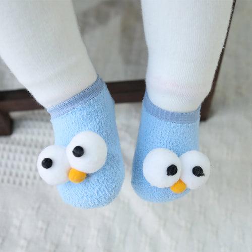 1C Cute 3d Big Eyes Design Baby Socks