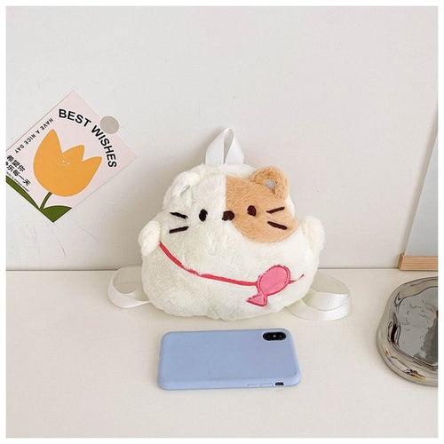 Children's Plush Backpack Cute Style Shoulder Bag Soft Plush Material Children's Bag Cute Accessories