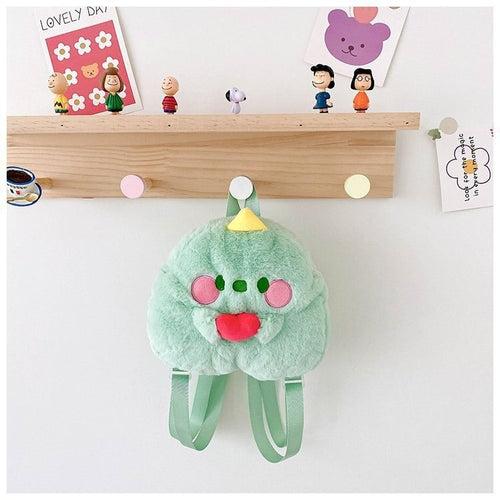 Children's Plush Backpack Cute Style Shoulder Bag Soft Plush Material Children's Bag Cute Accessories