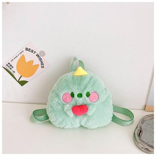 Children's Plush Backpack Cute Style Shoulder Bag Soft Plush Material Children's Bag Cute Accessories