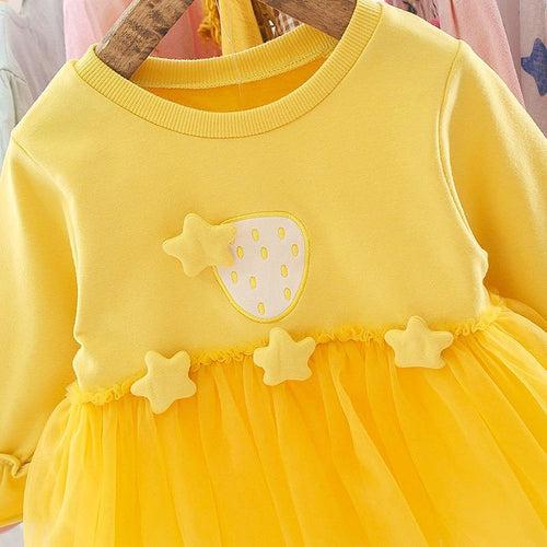 2023 Baby Style Elegant Dresses Fashion Girls Infant Plaid Clothes Long Sleeve Bowknot Princess Costumes