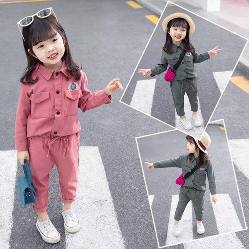 1C Boutique Girls/Boys clothing Sets girls long sleeve top +pant outfit Children Clothes