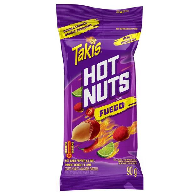 Takis Hot Nuts Fuego Double Crunch Peanuts