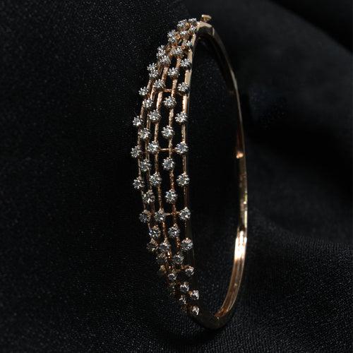 Multi Layer Diamond Bangle