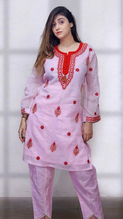 Pink Kurta Set