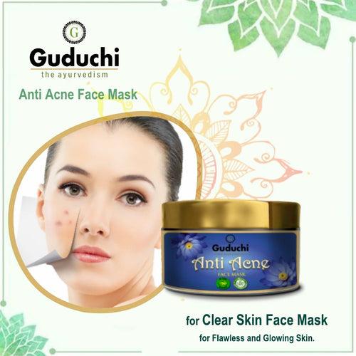 Guduchi Anti Acne Clear Skin Face Mask for Flawless and Glowing Skin