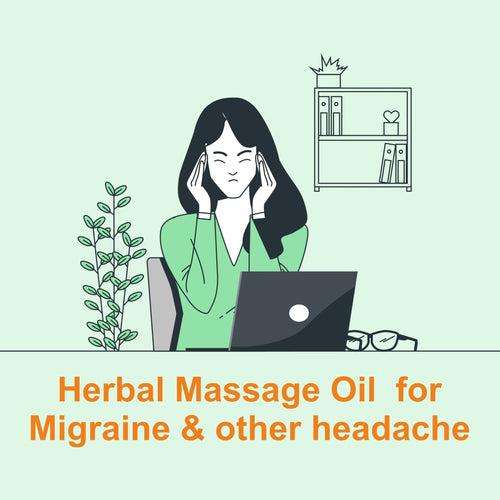 Guduchi Dashamoola body oil helps fight migraine and other headache | For External Use | 200 ML