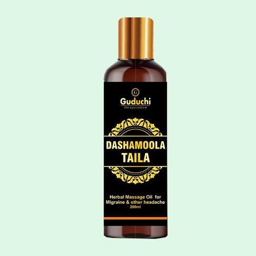 Guduchi Dashamoola body oil helps fight migraine and other headache | For External Use | 200 ML