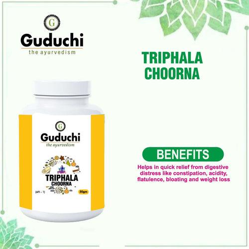 Triphala Choorna- Quick Relief from Digestive Distress | 50mg