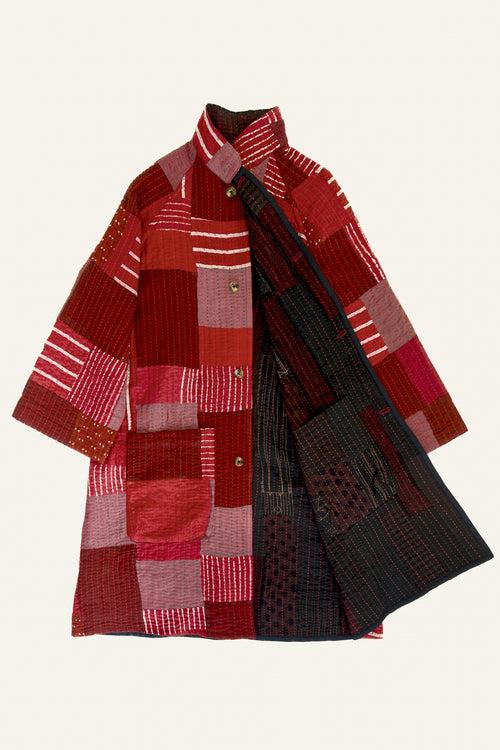 Kabira Jacket | Red & Black