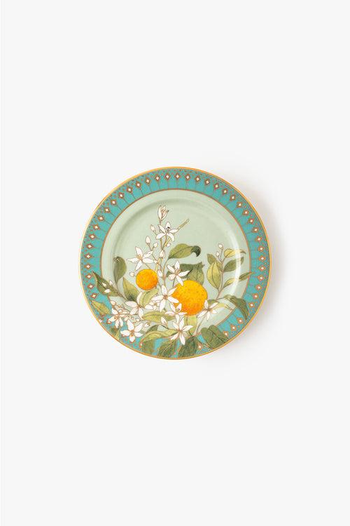 Tangerine Tea Plates