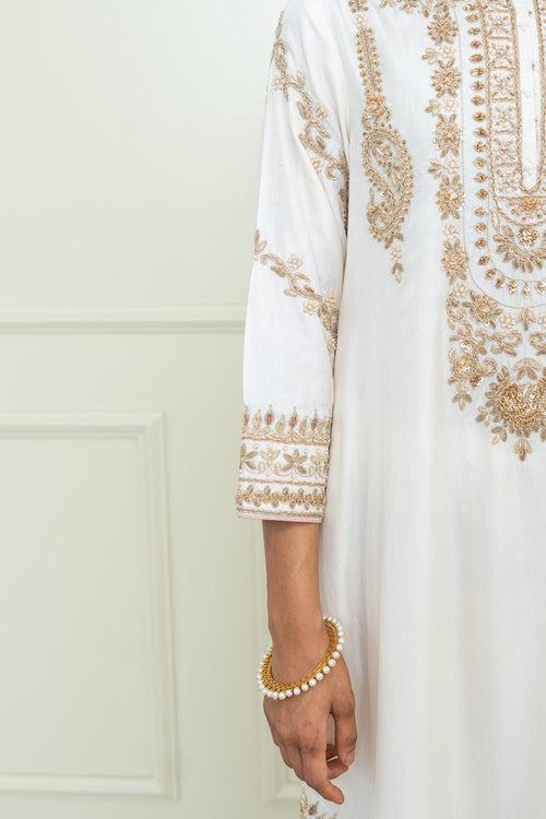 Aarini - A-Line kurta with dogri salwar