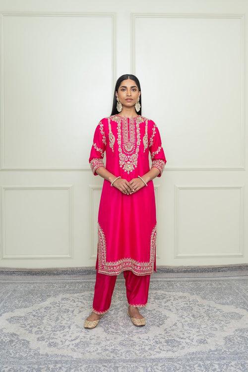 Aarini - A-Line kurta with dogri salwar