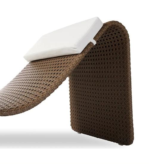 Zrood Outdoor Swimming Poolside Lounger (Light Brown)