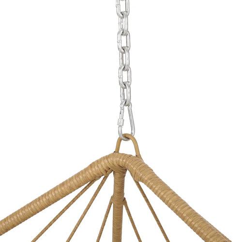 Ines Single Seater Hanging Swing Without Stand For Balcony , Garden Swing (Honey)