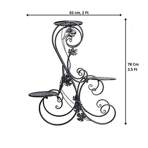 3-Tier Metal Planter Stand (2.5 Ft)