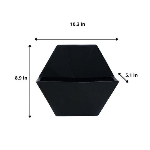 Hexagon Wall-Mount Pocket FRP Planter  | Available Color White, Black, Green & Grey |