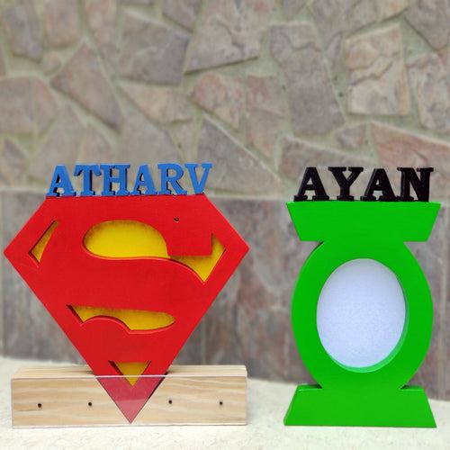 Superhero Nameplate