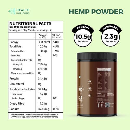 Hemp Powder Chocolate Flavour - Pack Of 2