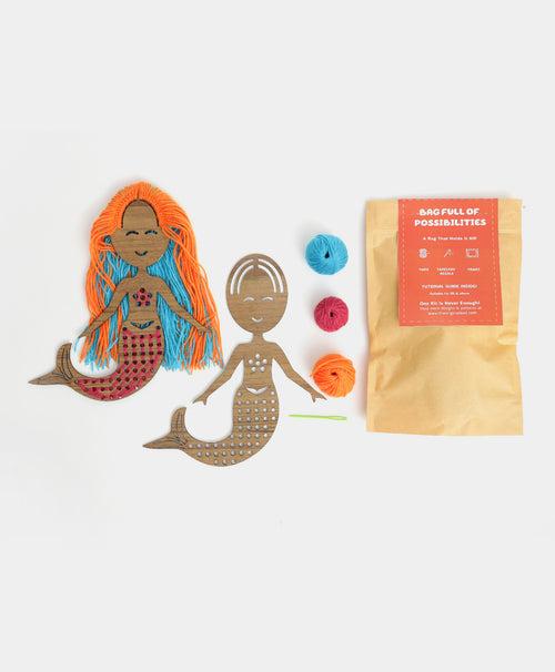 DIY Embroidery Kit for Beginners- Mermaid