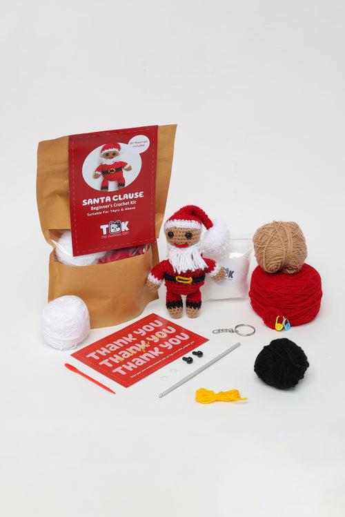 Beginner's Crochet Kit- Santa Claus