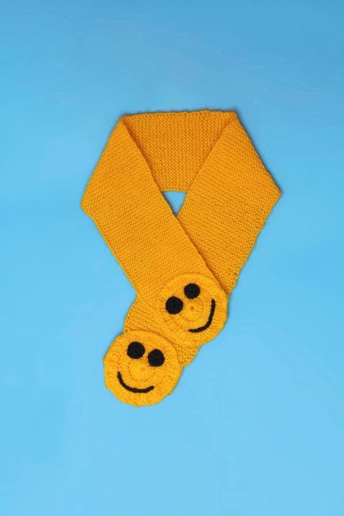 Beginner's Knitting Kit- Scarf - Yellow