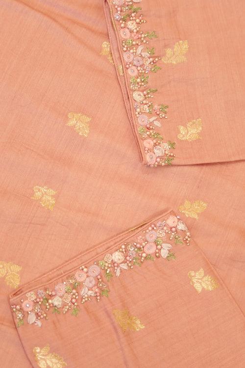 Chiniya Silk Semi- Stitched Salwar Set