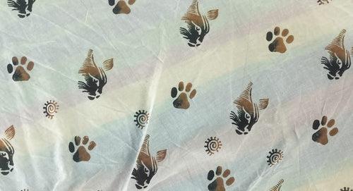 Scarf Caracal Print